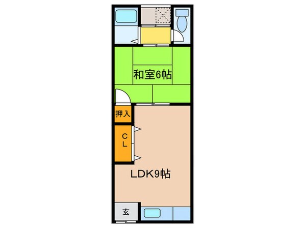 マンション陽光の物件間取画像